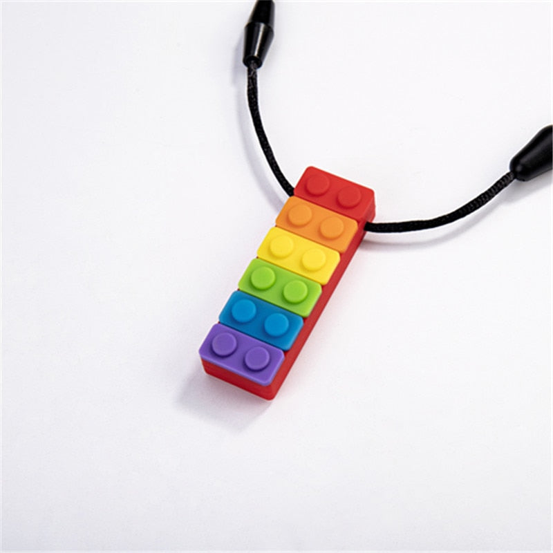 Sensory Chew Necklace Brick