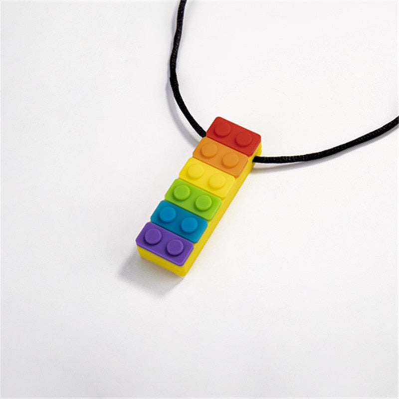 Sensory Chew Necklace Brick