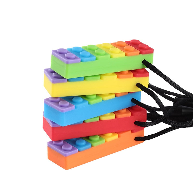 Sensory Chew Necklace Brick