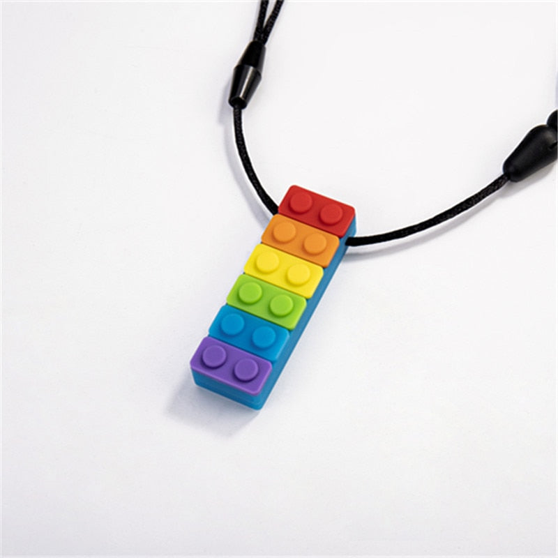 Sensory Chew Necklace Brick