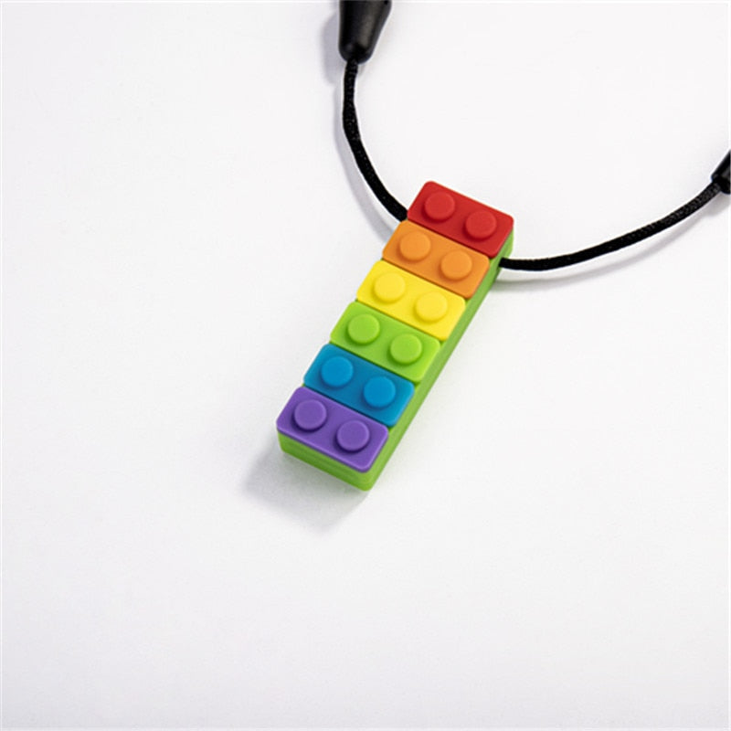 Sensory Chew Necklace Brick