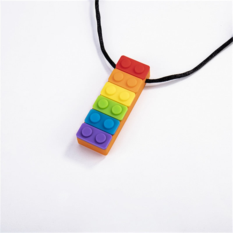 Sensory Chew Necklace Brick