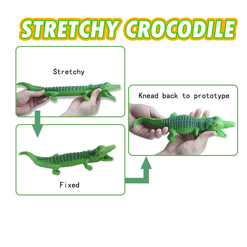 TPR Soft Rubber Crocodile