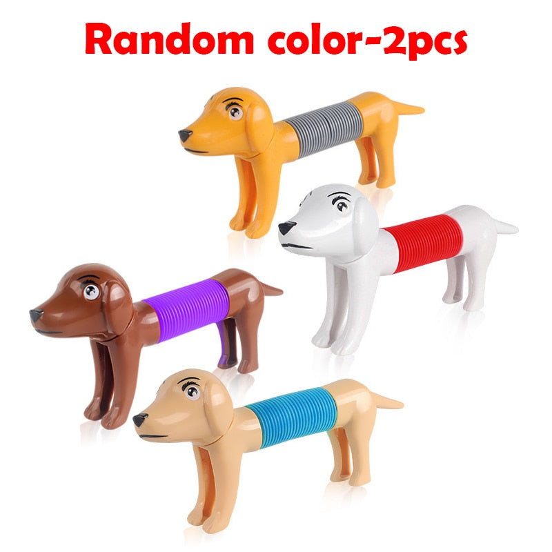 Retractable Giraffe Pop Tubes Toy