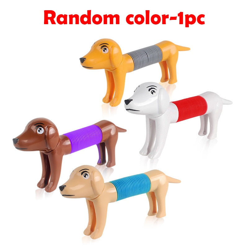 Retractable Giraffe Pop Tubes Toy