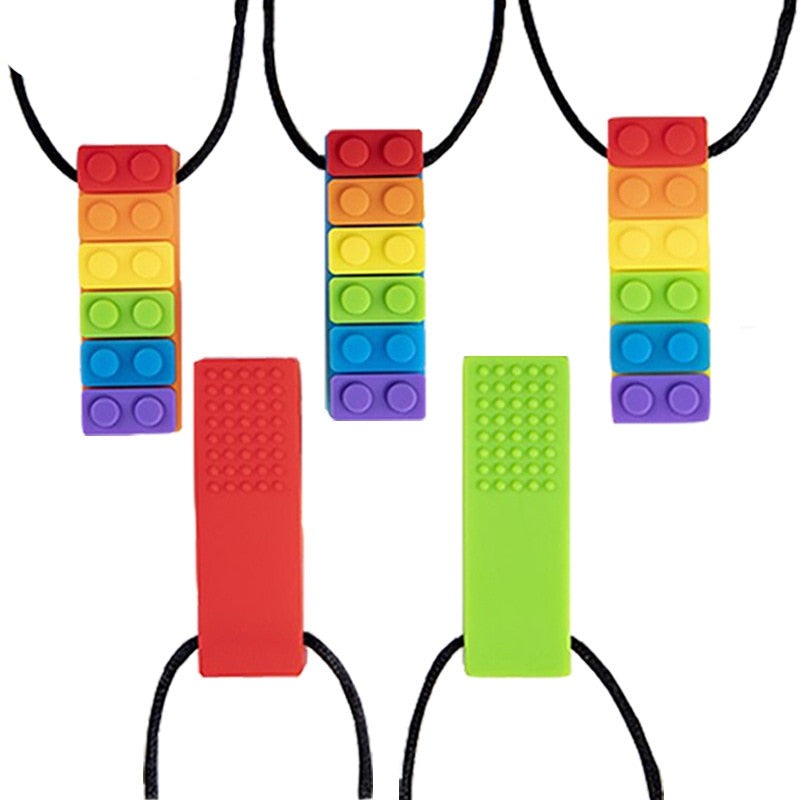 Sensory Chew Necklace Brick