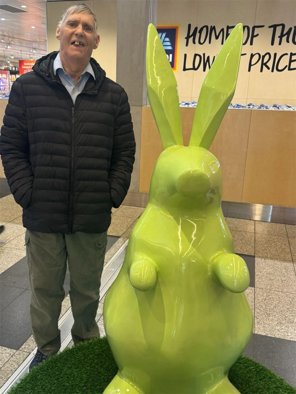 an outing to the local shopping centre