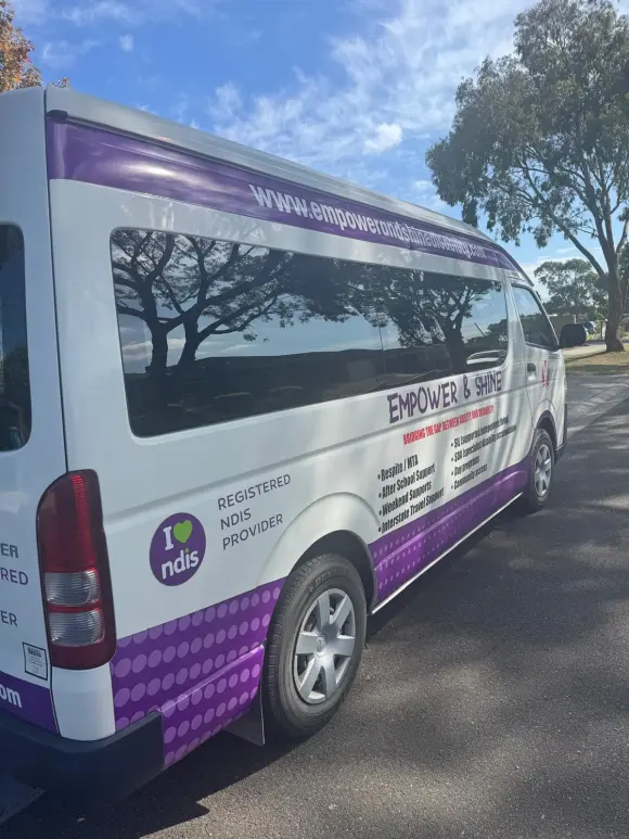 our Empower and Shine community access van