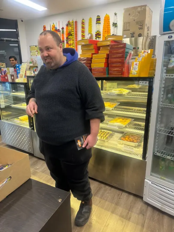 exploring a local shop